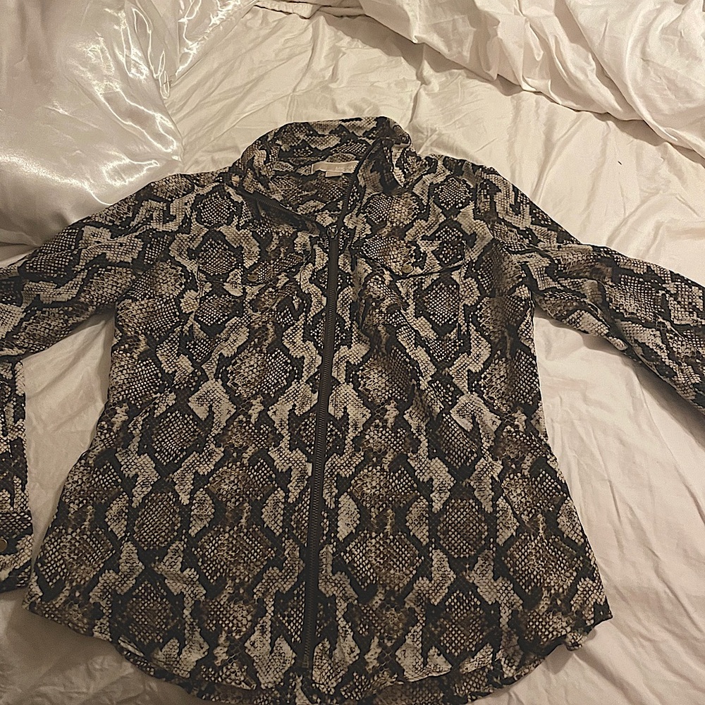 Snake skin Michael kors blouse